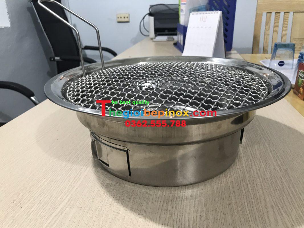 bếp nướng xô than