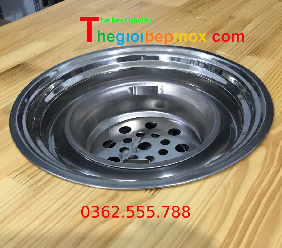 Bếp nướng than hoa âm bàn