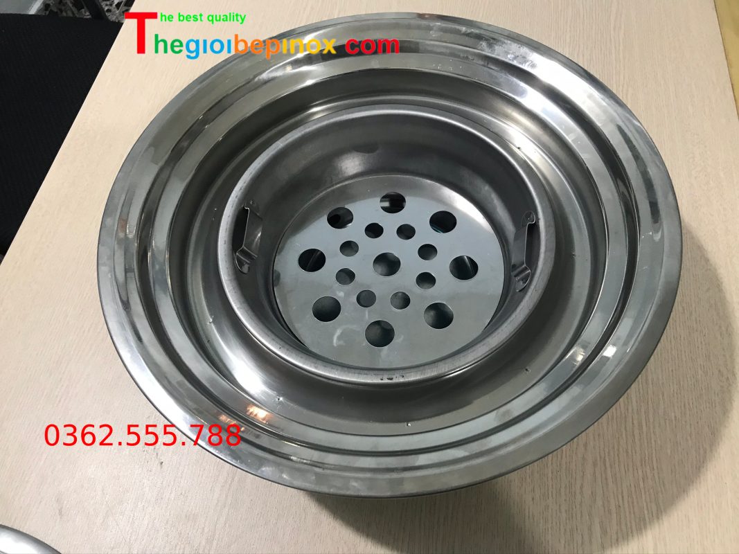 Bếp nướng than hoa inox