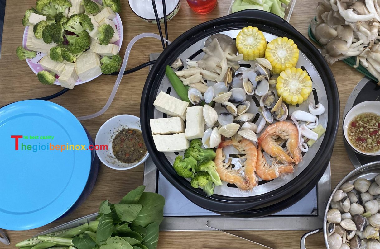 nồi lẩu hấp hơi