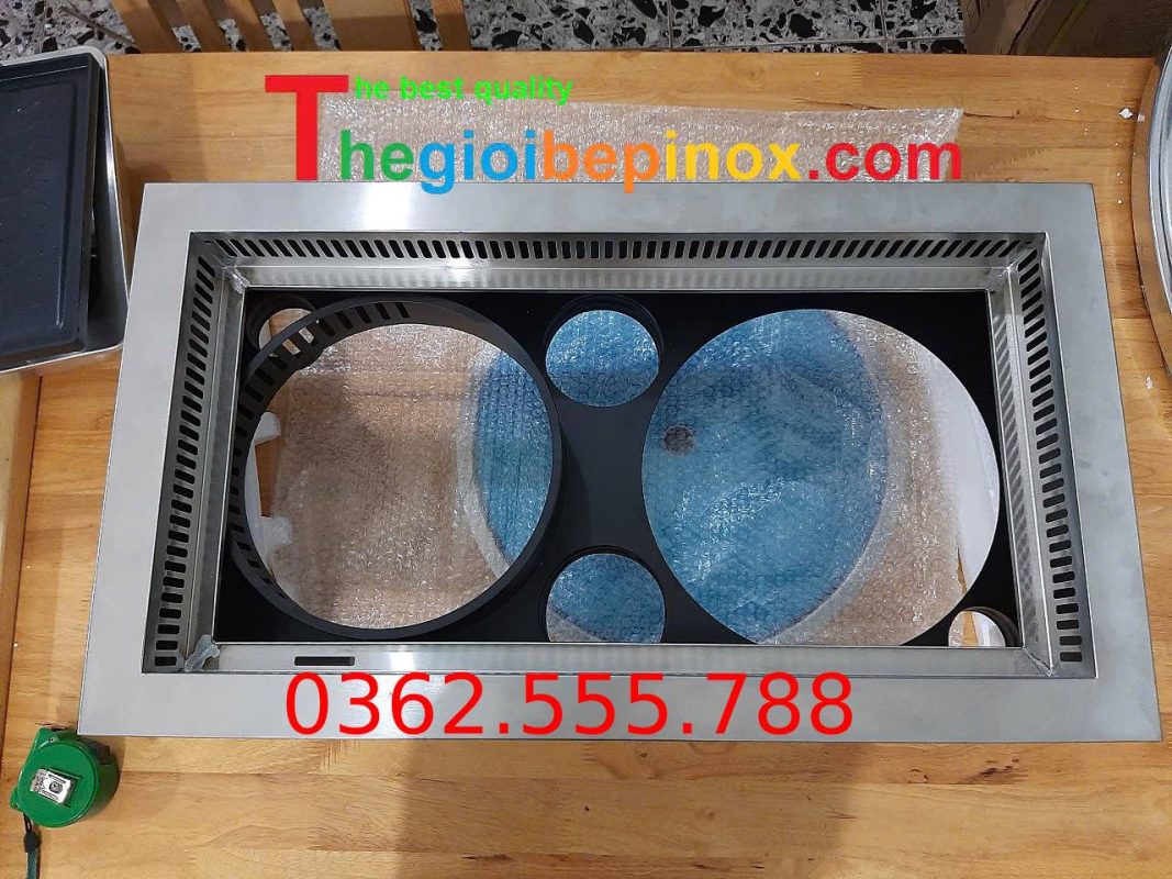 Bếp Lẩu Nướng Âm Bàn Combo – Phù Hợp Nhà Hàng, Quán Lẩu Nướng Tại Bàn