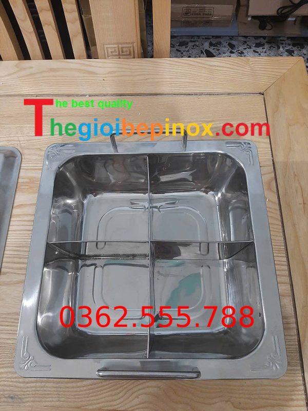Nồi lẩu inox chia ngăn – Giải pháp tiện lợi cho bữa lẩu đa vị