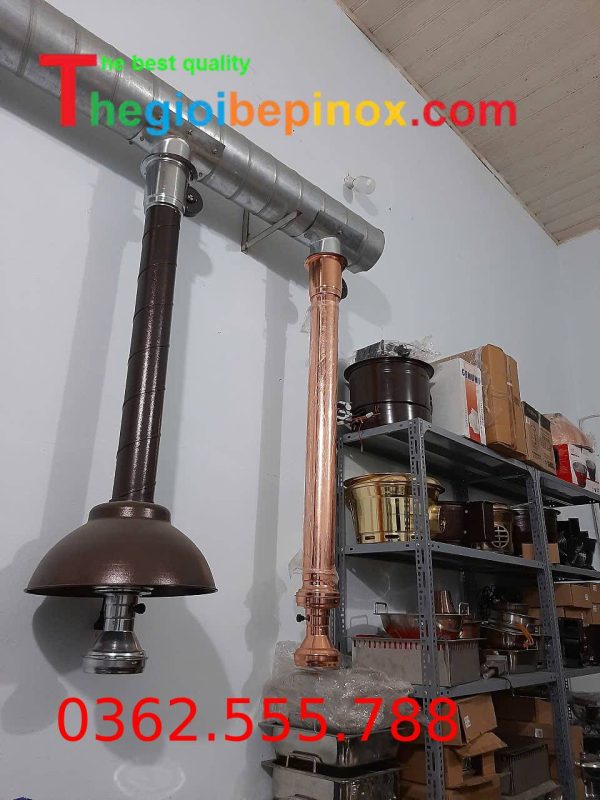 sản phẩm ống hút khói gắn thả trần