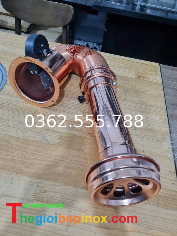 Ống hút khói bằng đồng cho bàn nướng BBQ