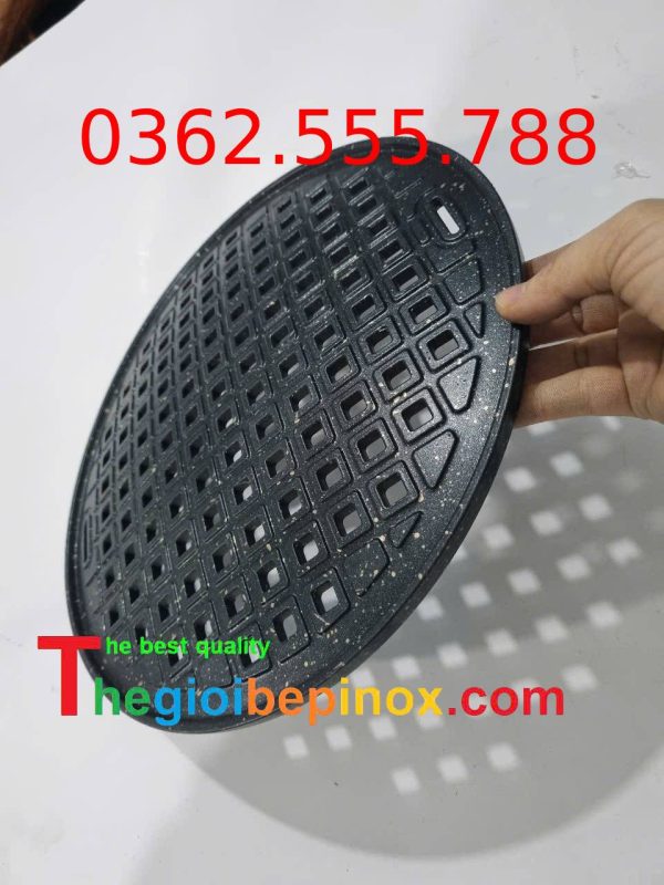 Vỉ gang nướng BBQ chống dính dùng cho nhà hàng, quán ăn