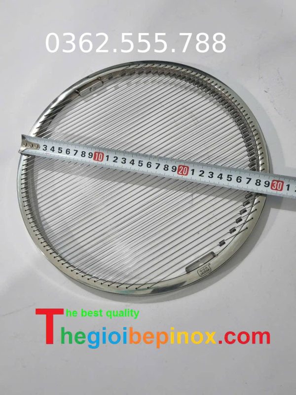 Vỉ nướng inox cao cấp -bền bỉ, chịu nhiệt, dễ vệ sinh