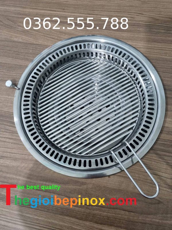 Vỉ Nướng Than Âm Bàn Inox – Giải Pháp Nướng Hiện Đại