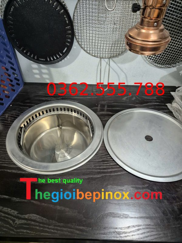Nồi lẩu inox âm bàn
