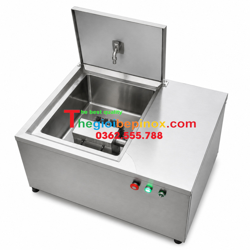 Máy đánh vỉ nướng liền chậu rửa, Máy đánh vỉ nướng liền chậu rửa ở hà Nội, Máy đánh vỉ nướng liền chậu rửa ở HCM, Mua Máy đánh vỉ nướng liền chậu rửa ở đâu, Máy đánh vỉ nướng liền chậu rửa chất lượng giá tốt ở đâu, Máy chà vỉ nướng BBQ cho nhà hàng, Máy cọ vỉ nướng BBQ nhà hàng lẩu nướng, máy cọ rửa đĩa nướng inox nhà hàng nướng, Máy chà vỉ nướng BBQ nhà hàng, Máy chà cọ vỉ nướng đĩa nướng nhà hàng BBQ, Máy đánh vỉ nướng inox có chậu rửa Máy cọ vỉ nướng BBQ bằng inox cho nhà hàng nướng BBQ