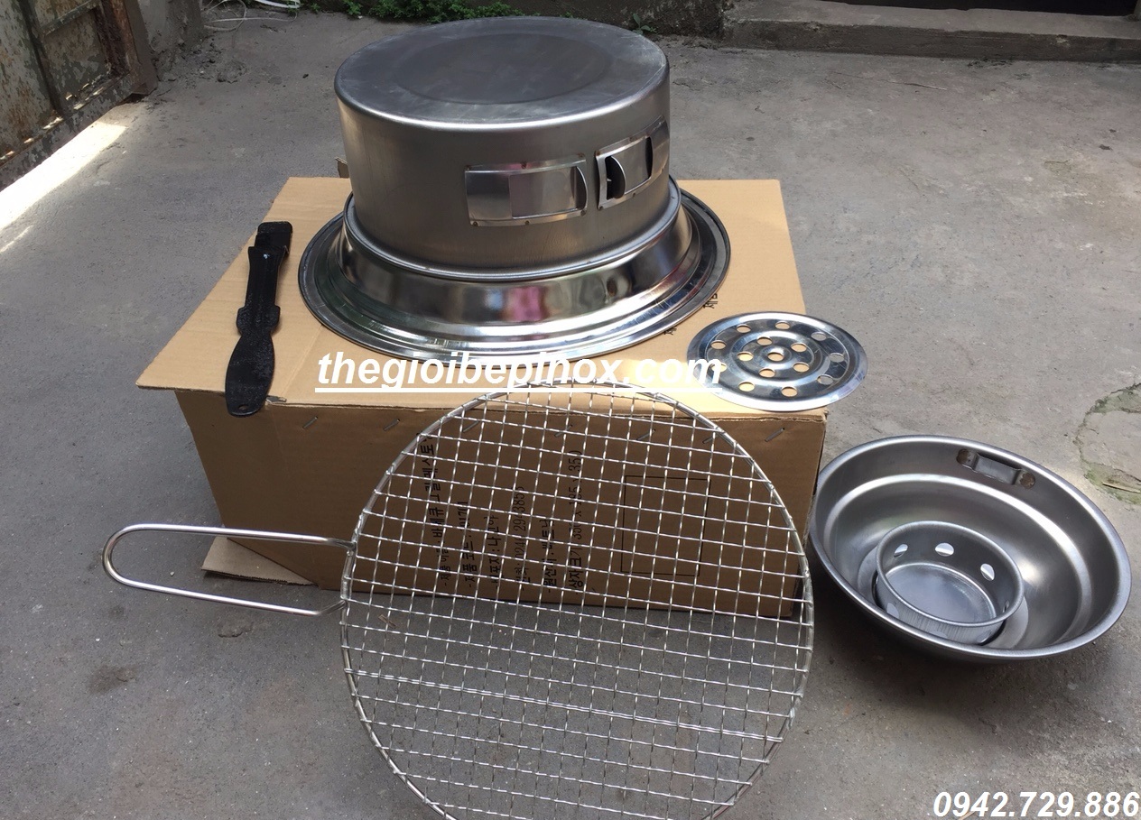 Bếp nướng than âm bàn ngoài trời giá rẻ tại Bắc Ninh