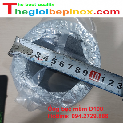 Ống bạc mềm d100 hút khói mùi giá rẻ tại Hà Nội - TP HCM