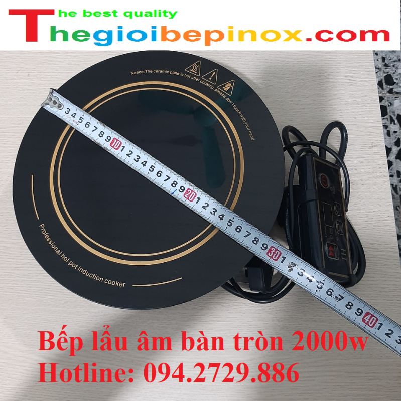 Bếp lẩu âm bàn tròn 2000w giá rẻ ở Hà Nội - TP HCM