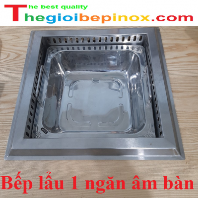 Bếp lẩu 1 ngăn âm bàn cho nhà hàng giá tốt nhất ở Hà Nội - HCM