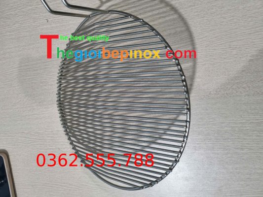 Vỉ inox song ngang thanh tròn