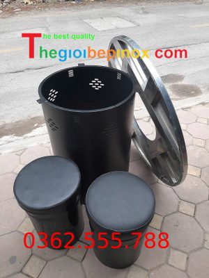 bàn ghế nướng thùng phuy bảo đảm uy tín, chất lượng, xịn đẹp nhất