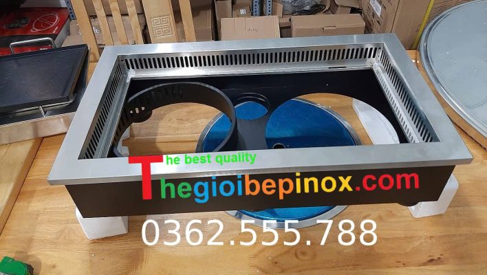 Bếp Điện Lẩu Nướng Âm Bàn 2 Trong 1 – Tiện Lợi, Hiện Đại Cho Mọi Không Gian