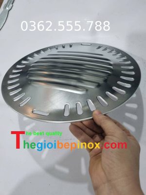 vỉ nướng inox tròn cho bếp than- giải pháp tiện lợi cho bạn