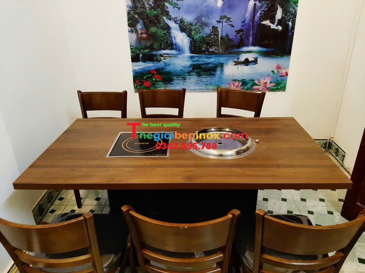 Bếp từ âm bàn vuông chất lượng cao giá rẻ cho nhà hàng lẩu nướng