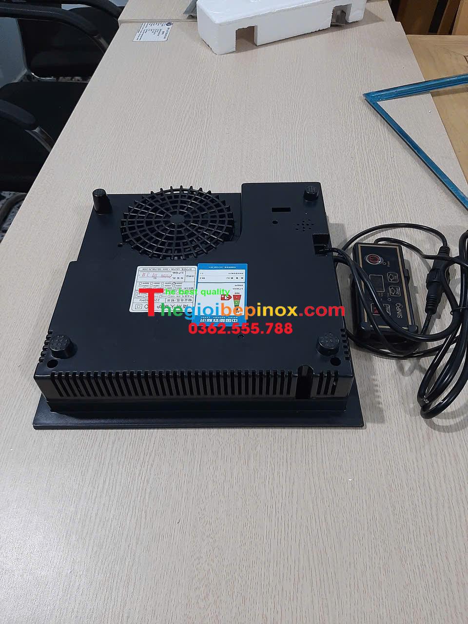 mặt sau của sản phẩm